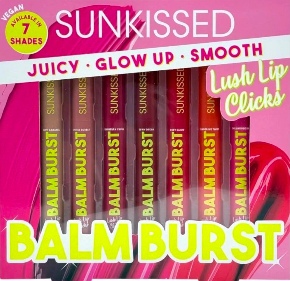 Sunkissed Balm Burst Lush Lip Clicks Set