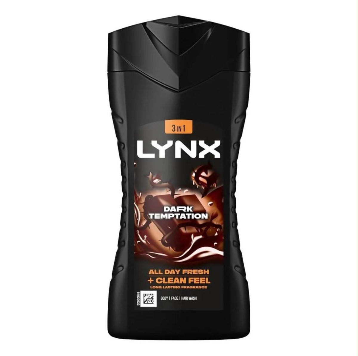 Lynx Dark Temptation 3-in-1 Body Face & Hair Wash