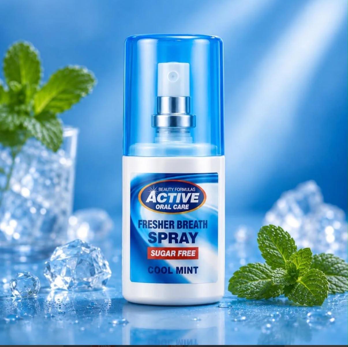Beauty Formulas Active Oral Care Fresher Breath Spray Cool Mint