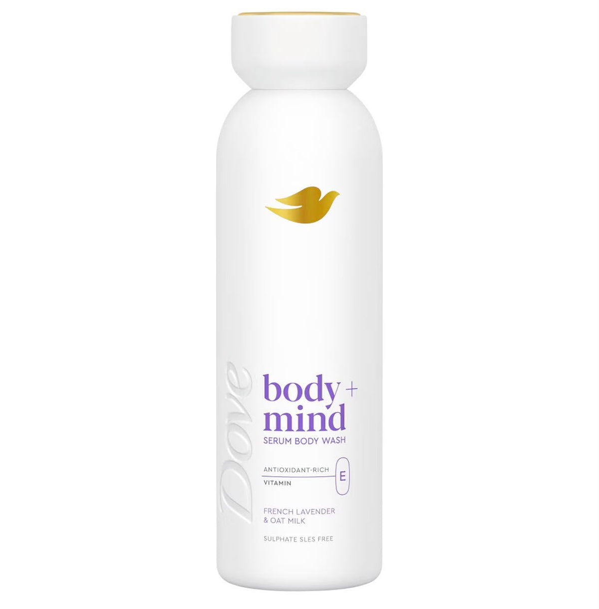 Dove Body + Mind Serum Body Wash with French lavender and oat milk