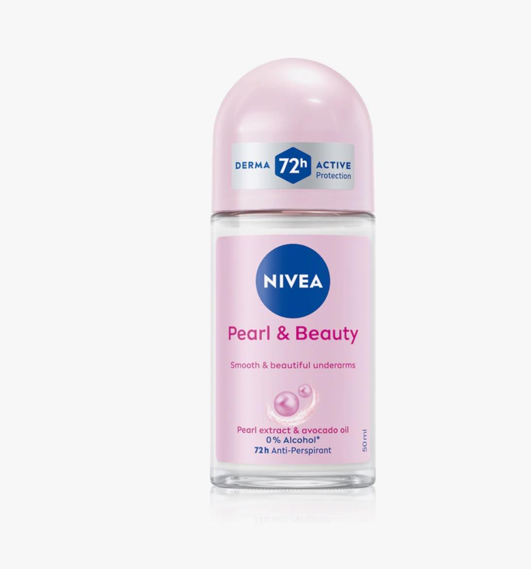 NIVEA Pearl & Beauty 72H Antiperspirant Roll-On 50ml