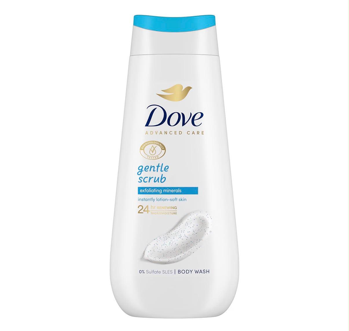 Dove Advanced Care Gentle Scrub Body Wash