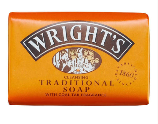 Wright's Traditional Cleansing Soap with Coal Tar Fragrance