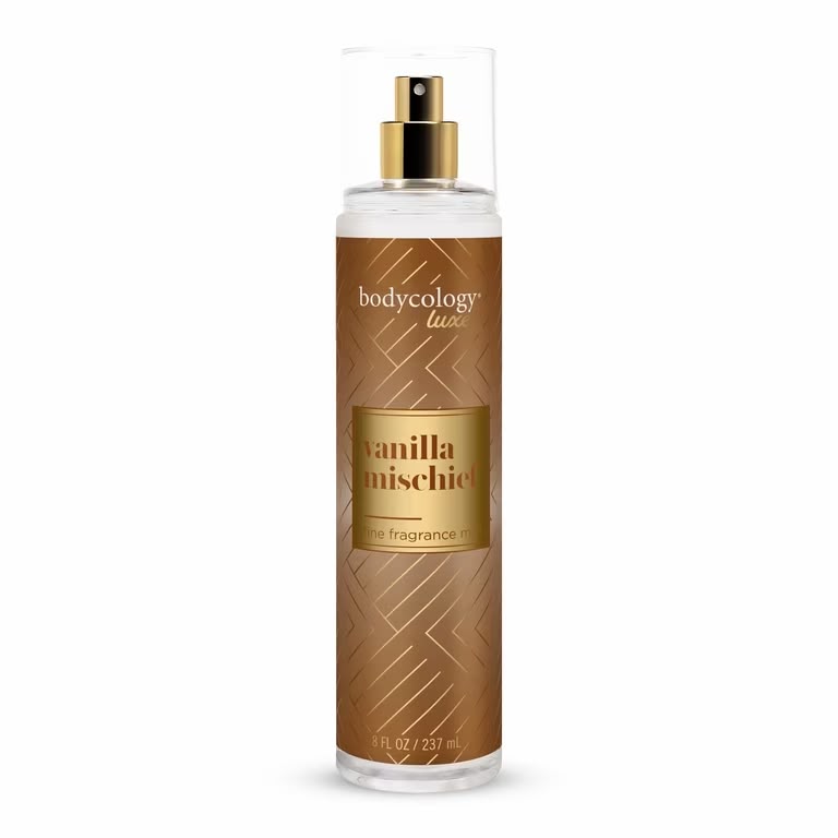 Bodycology Luxe Vanilla Mischief fine fragrance mist 237ml bottle