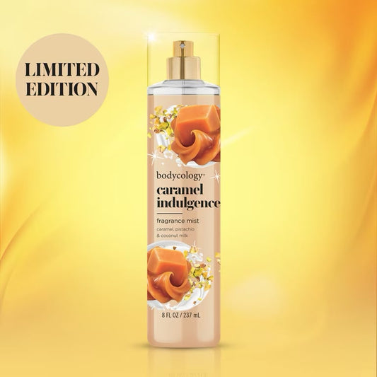 Bodycology Caramel Indulgence limited edition fragrance mist 237ml bottle